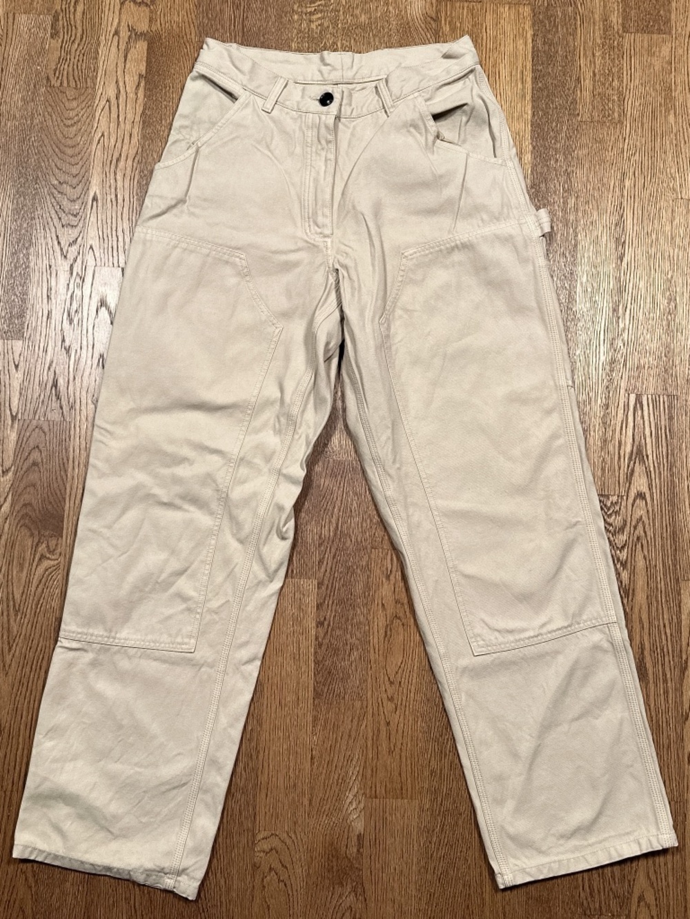 CC Filson Field Work Double Knee Pants Khaki Beige Straight Womens 29